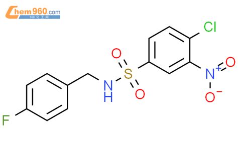 847699 73 4 Benzenesulfonamide 4 Chloro N 4 Fluorophenyl Methyl 3