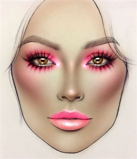 Makeup Face Chart