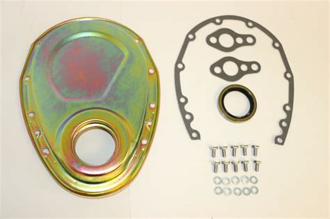 Zinc Sb Chevy Timing Chain Cover Kit 327 350 383 400 Sbc Gasket Seal Bolts Set Ebay