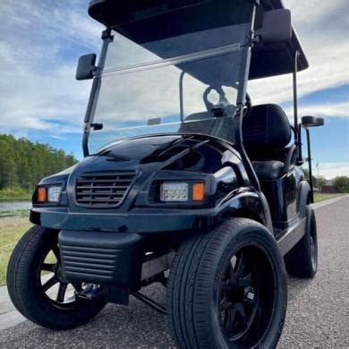 Custom Golf Cart Club Car Blacked Out Electric Vehicle Custom Lifted Build for sale from United ...