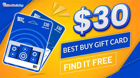 Free $30 Best Buy Gift Card | GetFreebiesToday.com