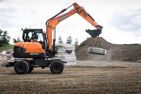 Rcio M Quinas Doosan Lanza La Nueva Excavadora De Ruedas Dx W