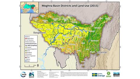 Meghna River Map