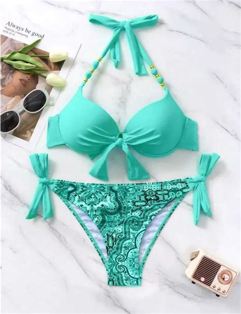 Women S Push Up Bikini Set Brazilian Style Two Piece Swimsuit With