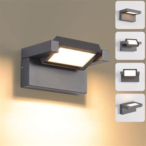 LED Applique Murale Extérieur intérieur avec Détecteur de Mouvement 12W