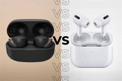 Sony WF-1000XM4 vs Apple AirPods Pro: Which earbuds should you buy ...