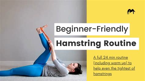 Beginner Friendly Hamstring Stretch Routine Youtube