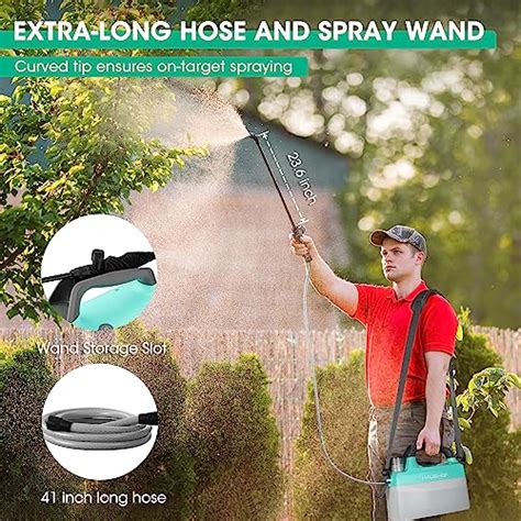 Snapklik Haushof Gallon L Battery Powered Sprayer Weed