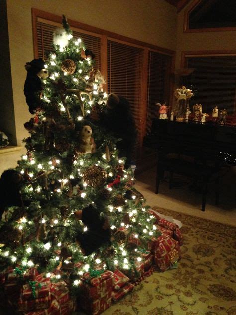 14 Black Bear Christmas Trees ideas | christmas, christmas decorations ...