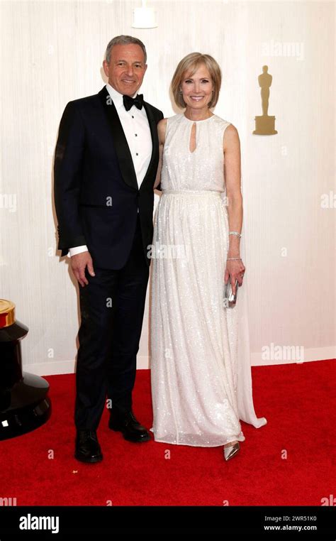 Bob Iger Mit Ehefrau Willow Bay Bei Der Oscar Verleihung 2024 96th