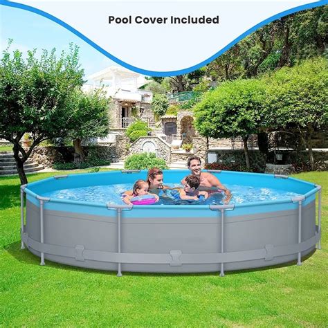 【ゲーム】 12ft X 30in Outdoor Above Ground Frame Pool 12 Ft Pool Metal Frame Swimming