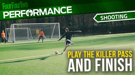 Soccer Shooting Exercise Play The Killer Pass And Finish Drill