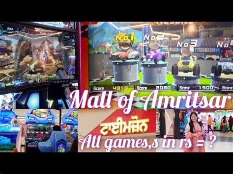 Best Mall In Amritsar Playing Every Game In Timezone Timezone In