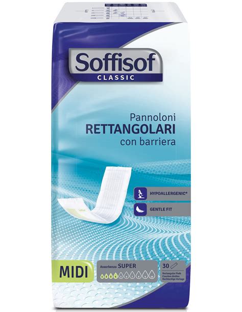 Soffisof Classic Pannoloni Rettangolari Con Barriera Pezzi