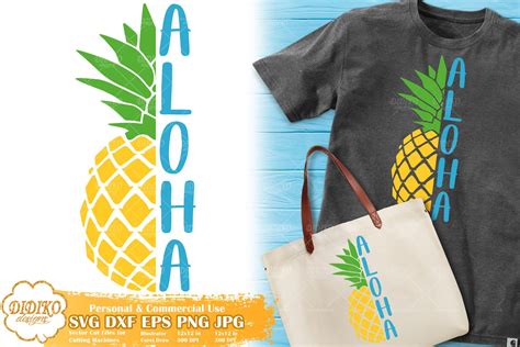 Aloha Pineapple SVG | Pineapple Saying SVG for Cricut - DIDIKO designs