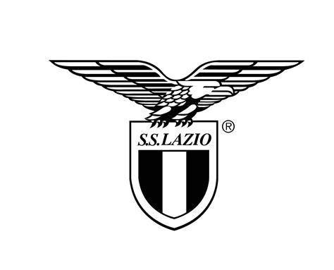 Lazio Club Logo Symbol Black Serie A Football Calcio Italy Abstract Design Vector Illustration ...