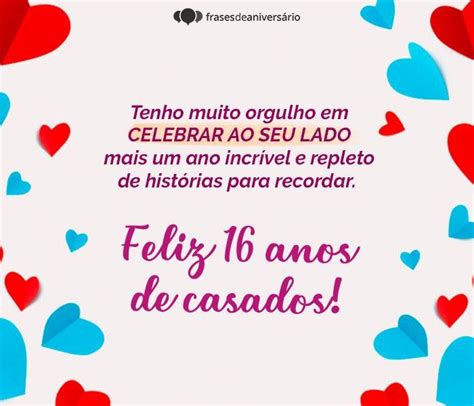 Mensagens Para 16 Anos De Casados