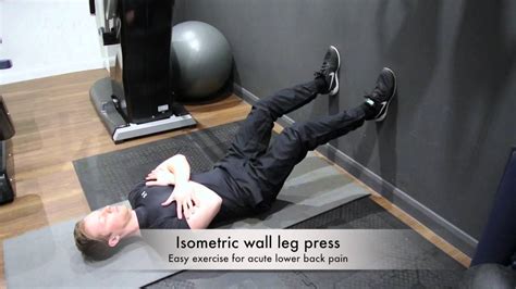 Isometric Wall Leg Press Youtube