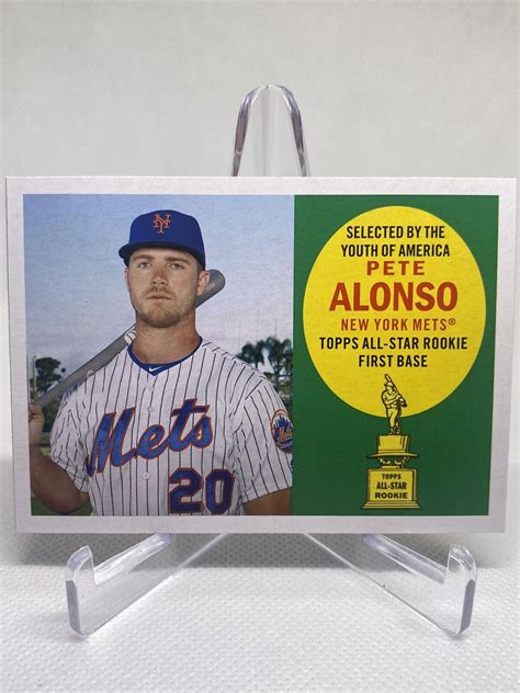 2020 Topps Archives 1960 All Star Rookies Pete Alonso 60AR PA Gold