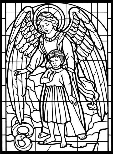 Printable Angel And Cherub Coloring Pages