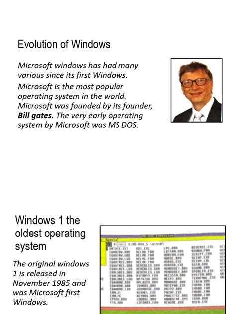 Evolution of windows | PDF