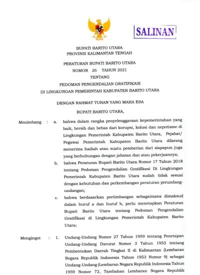 Diubah Terakhir Dengan Undang Undang Nomor Tahun Tentang