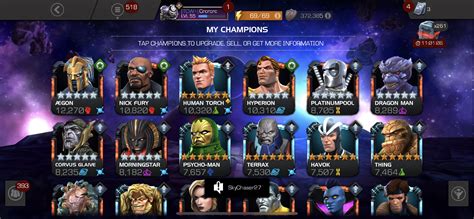 1 Year Progression In Mcoc — Marvel Contest Of Champions