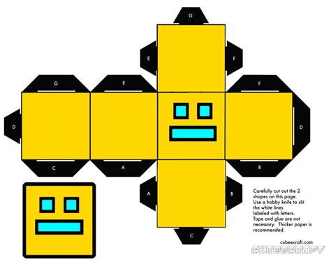 Cube (Geometry Dash) Cubeecraft by DarwinFanofBoy112 on DeviantArt