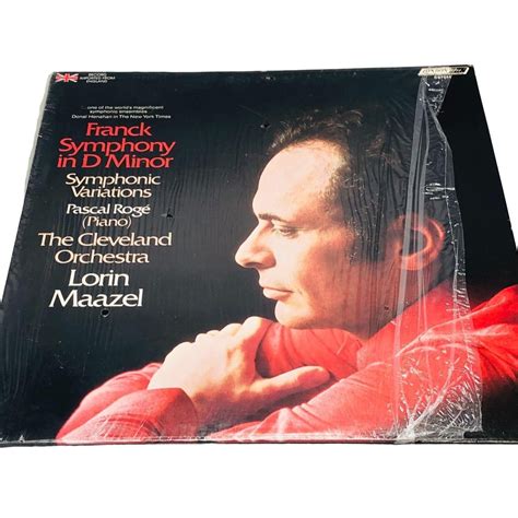 Frank Symphony In D Minor Symphonic Variations Vinyl Record Imported