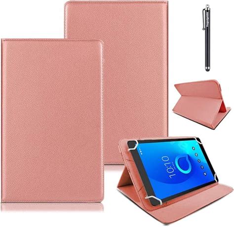 Alcatel 1t 10 101 Inch Tablet Case Premium Leather Smart Stand Folio