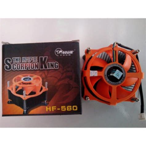 Jual Fan Processor Scorpion King LGA 775 Pendingin Kipas Prosesor