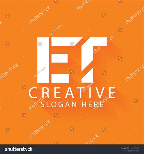 Abstract Logoet Logomodern Logominimalist Royalty Free Stock