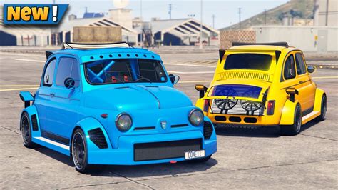 GTA 5 Online BRIOSO 300 WIDEBODY Customization Fiat Abarth YouTube