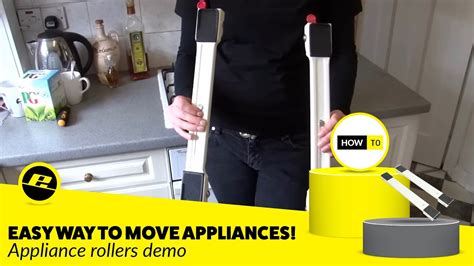 How To Move Heavy Appliances Using Appliance Rollers Youtube