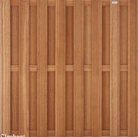 Schutting Bangkirai Hardhout Recht 180 X 180 Cm Type Timber