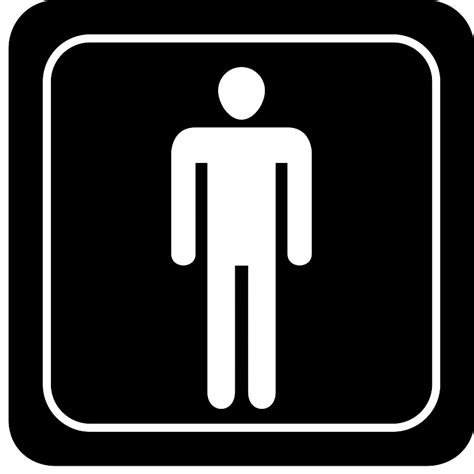 man signal  square vector svg icon svg repo