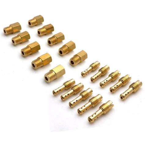 Buy 10pcs Hex Type Main Jets And 10pcs TMS Pilot Jets For MIKUNI VM TM