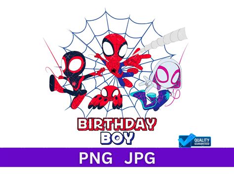 Spidey and His Amazing Friends Birthday Spidey Birthday Boy - Etsy