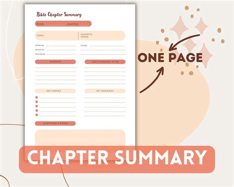 Bible chapter study template – Artofit