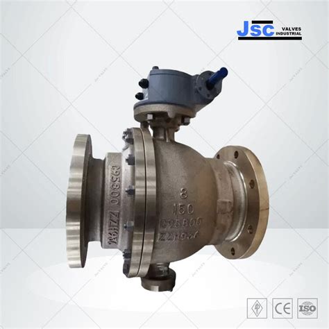 Astm B148 C95800 Trunnion Ball Valve Api 6d 8 Inch 150 Lb Jsc