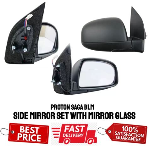 PROTON SAGA BLM 2008 SIDE DOOR MIRROR W GLASS MANUAL AUTO LH RH