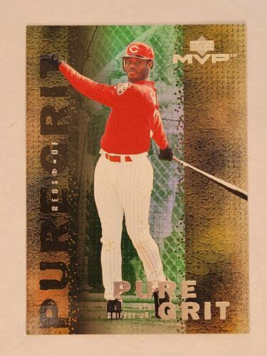 2000 Upper Deck MVP Pure Grit G7 KEN GRIFFEY JR Cincinnati Reds EBay