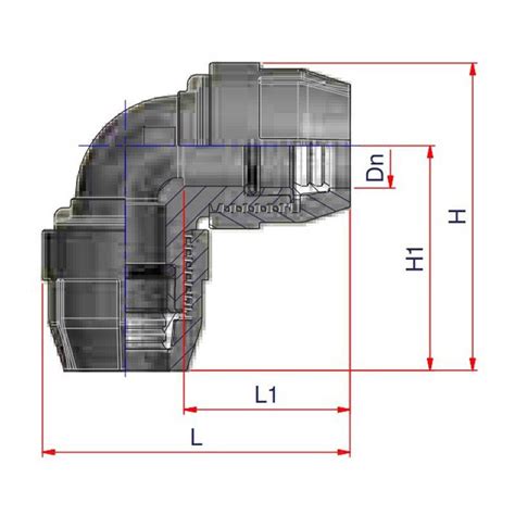 Racor Codo Grados Nupi Di Metro Mm Pe Kg