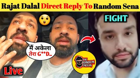 Rajat Dalal EXPOSED Random Sena SECRET Randomsena Vs Rajat Dalal