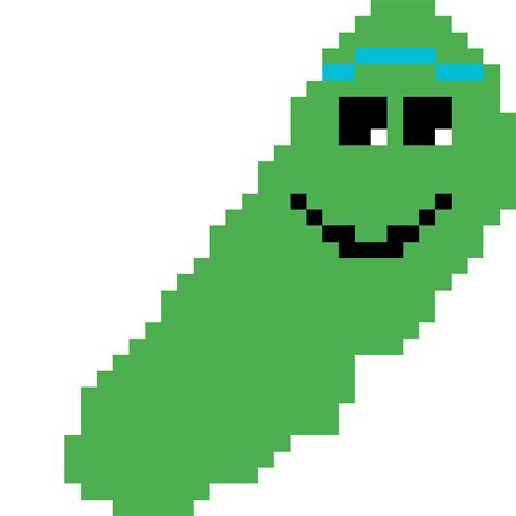 Pixilart - Pickle Rick by Bradley9926