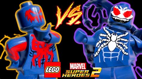 Homem Aranha 2099 Vs Venom 2099 No Lego Marvel Super Heroes 2 Briga