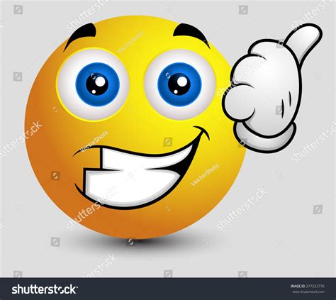 Best Luck Emoji Smiley Emoticon Stock Vector (Royalty Free) 377333776 ...