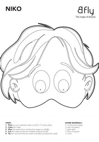 dress    favorite character printable paper masks bfly