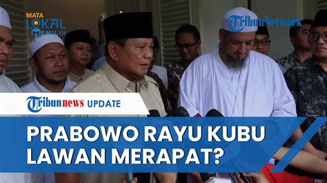 Prabowo Akan Temui Dan Rangkul Tokoh Parpol Amin Dan Paslon