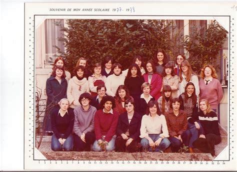 Photo De Classe 1ère Année Bep Sténo Dactylo De 1970 Lycée Sainte